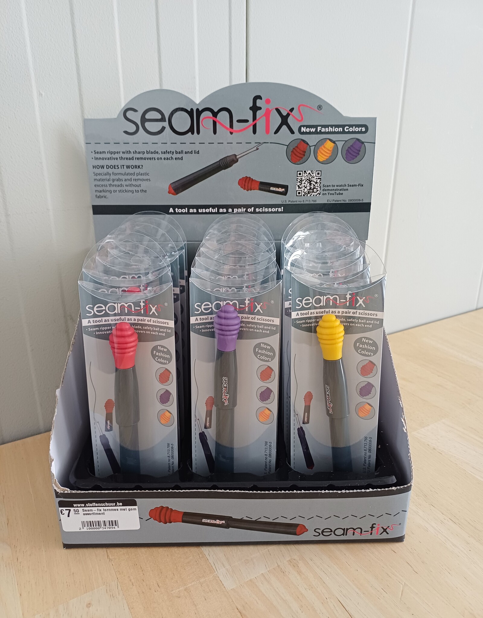 Seam-fix tornmes met gom assortiment