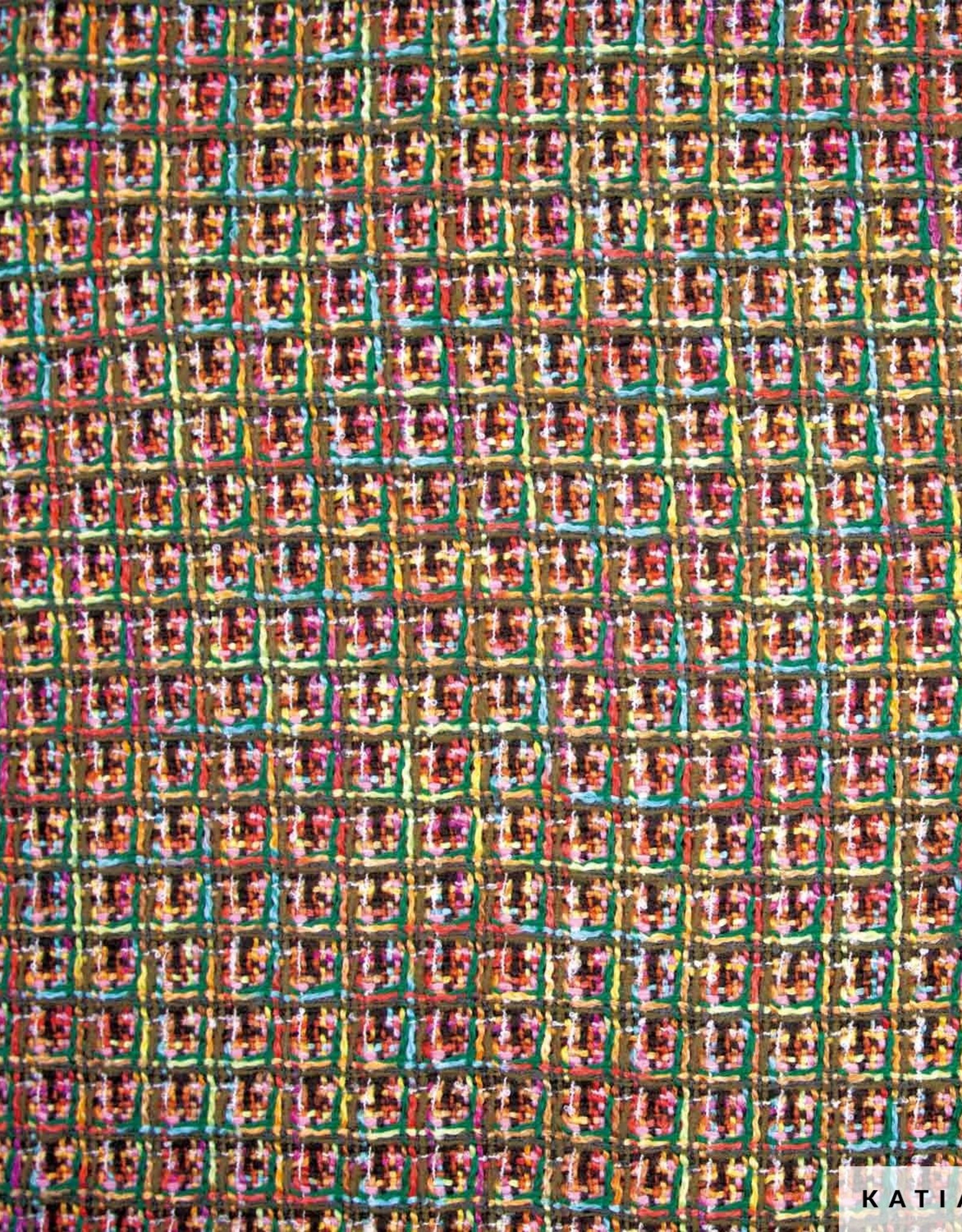 Tweed brooklyn geruit multicolor