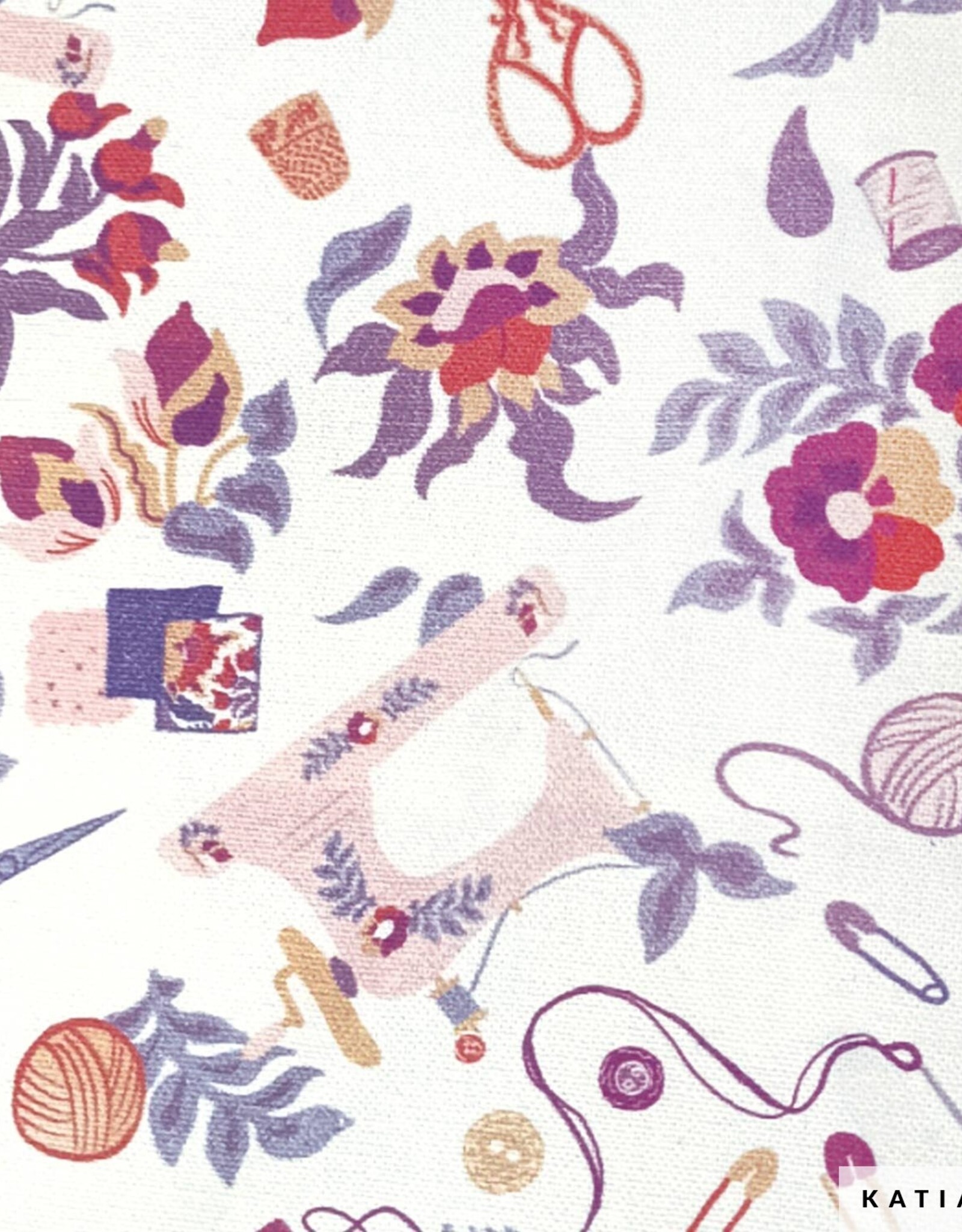 Canvas  naaibenodigdheden purple rights