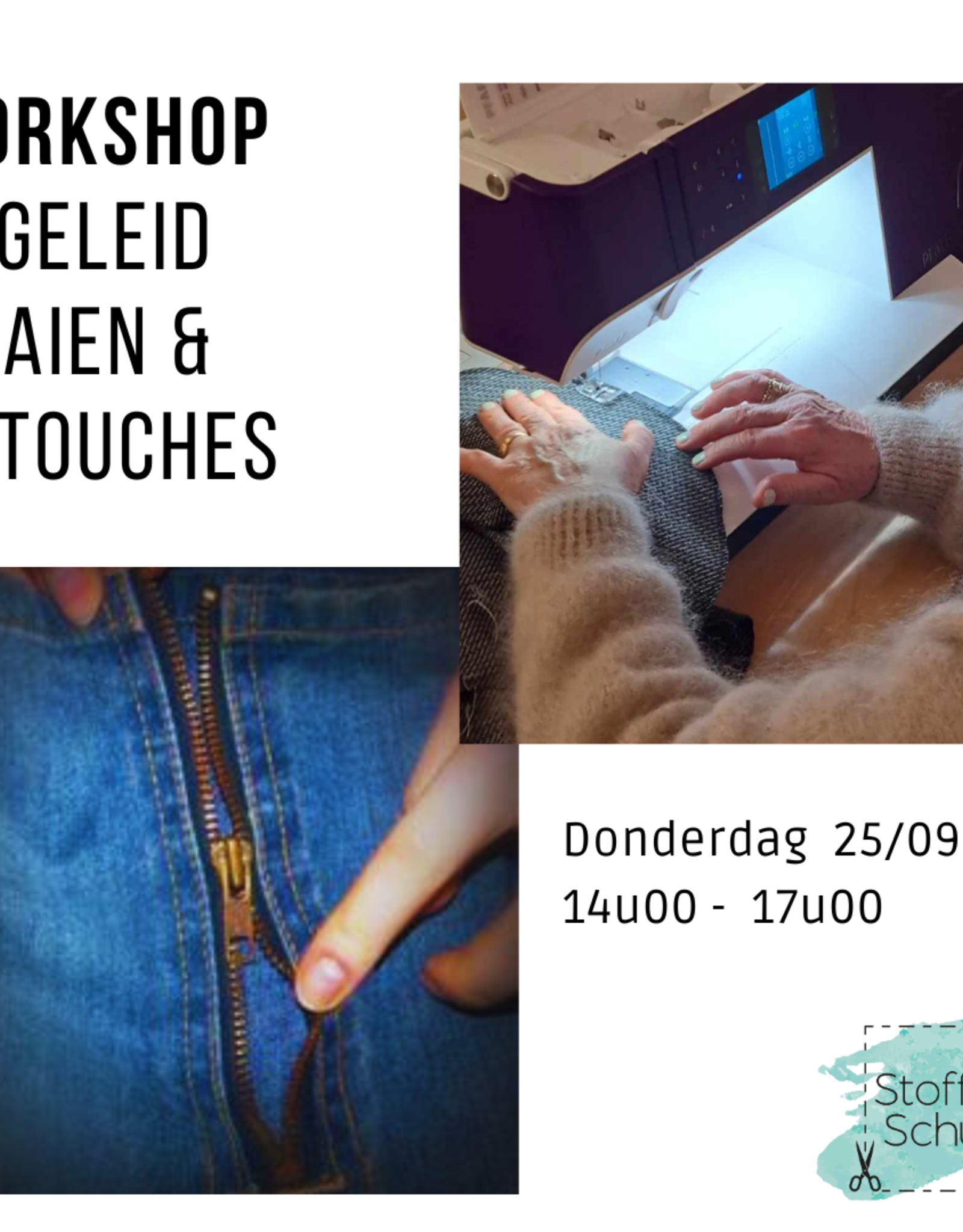 Begeleid naaien en retouche atelier - september