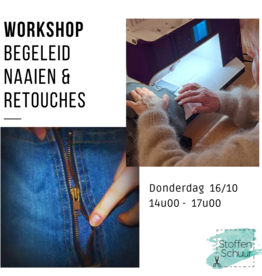 Begeleid naaien en retouche atelier - oktober