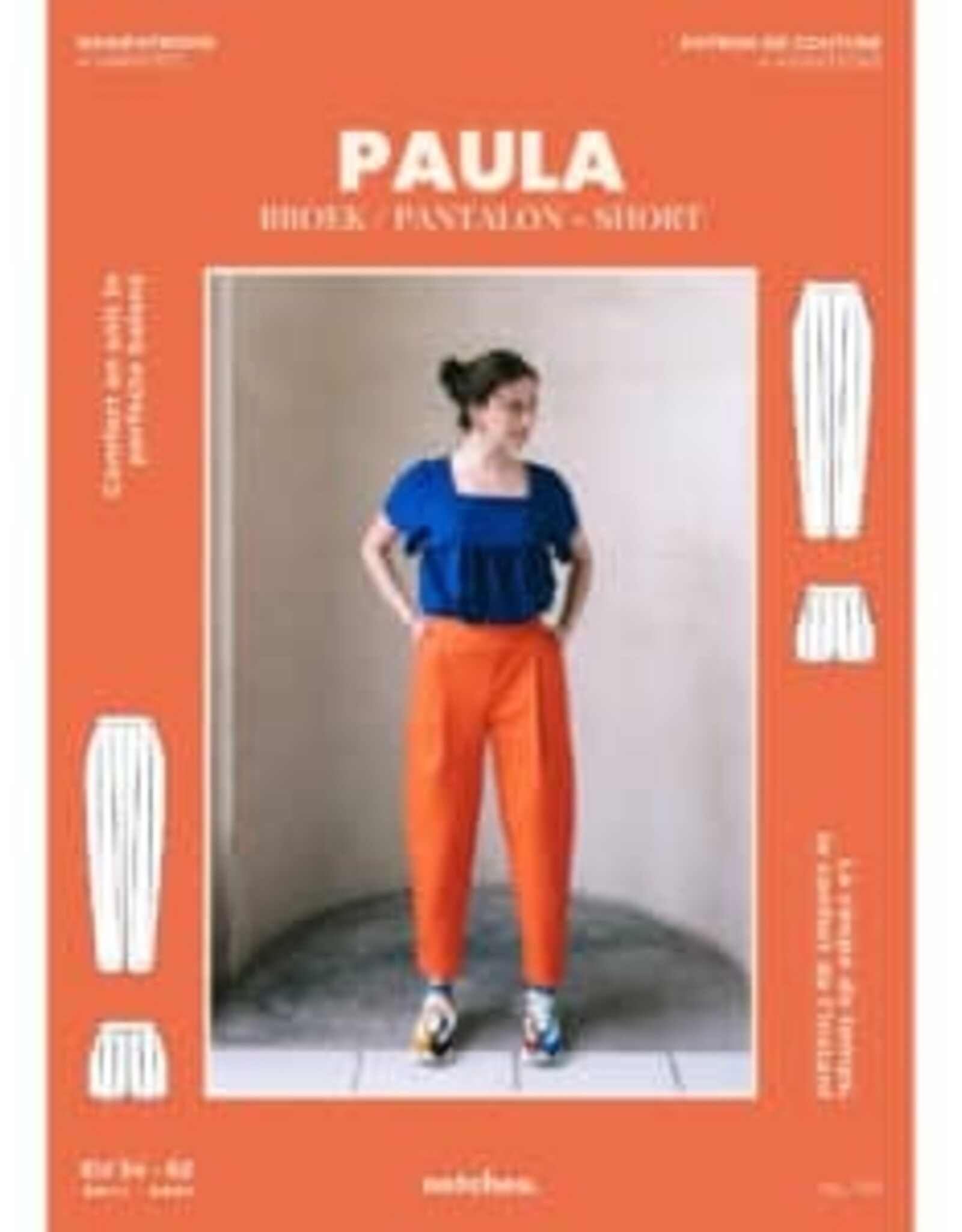 Paula patroon broek en short