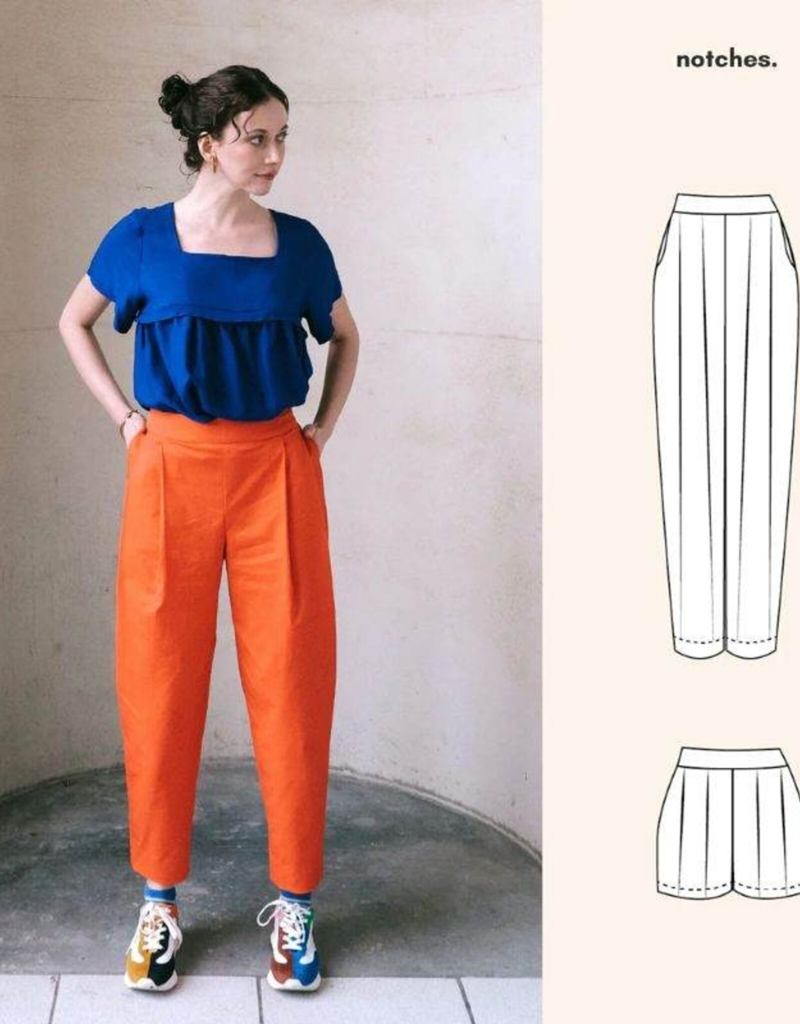 Paula patroon broek en short