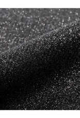 Siser Glitter Flex Black 019 zwart op 50cm breedte