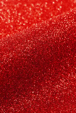 Siser Glitter Flex  Red 007 rood op 50cm breedte