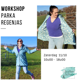 Workshop Parka regenjas 11/10