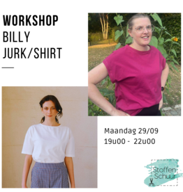 Workshop Billy jurk of top 29/09