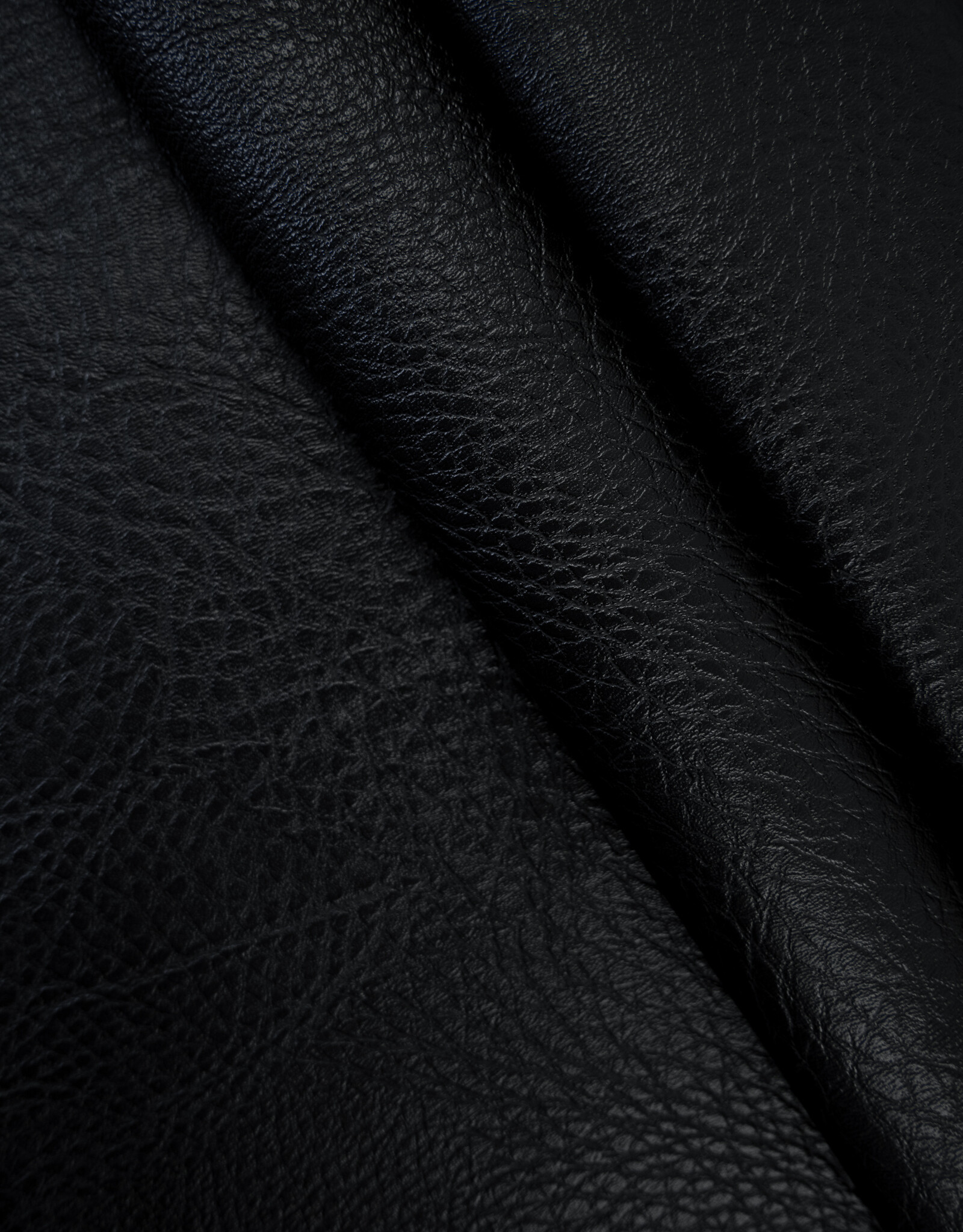 Imitatieleder met structuur Elvis zwart