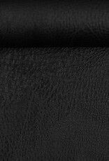 Imitatieleder met structuur Elvis zwart