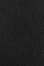 Imitatieleder met structuur Elvis zwart