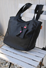 Imitatieleder met structuur Elvis zwart