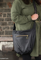 Imitatieleder met structuur Elvis zwart