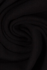 Boordstof vlak 70cm rondgebreid zwart