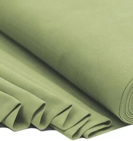 Boordstof vlak 70cm rondgebreid olijf