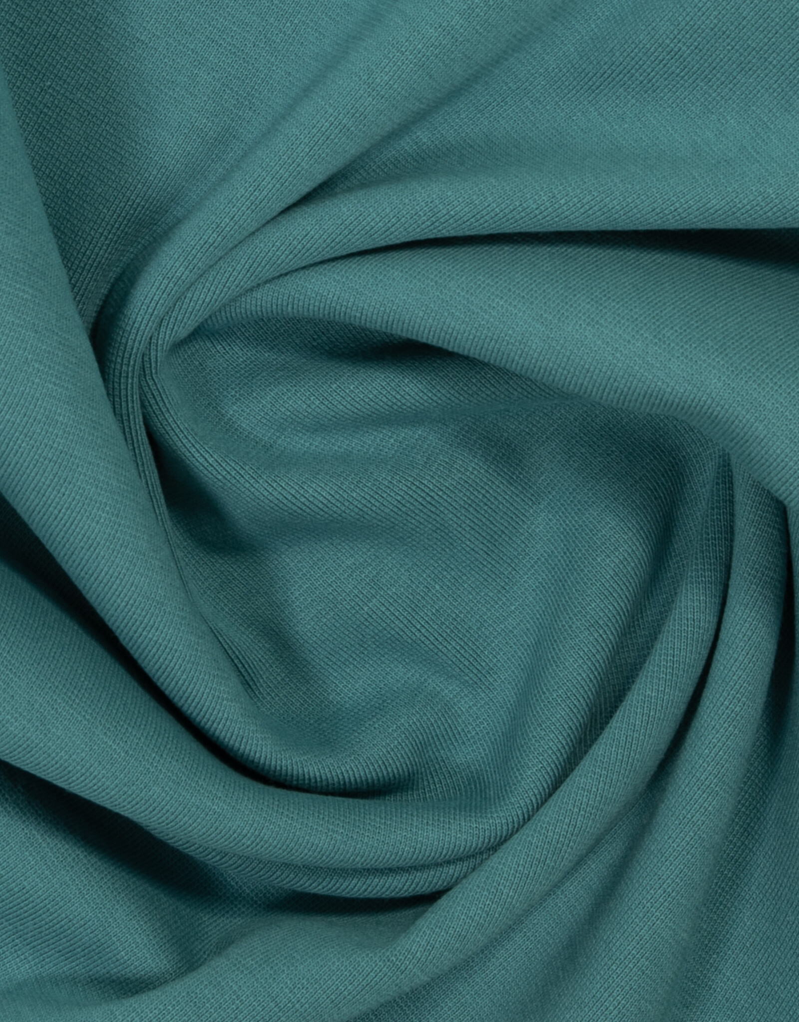 Boordstof vlak 70cm rondgebreid ijsblauw