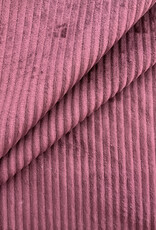 Stug grof ribvelours aubergine