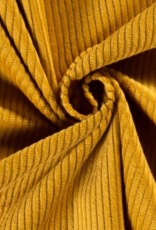 Stug grof ribvelours oker