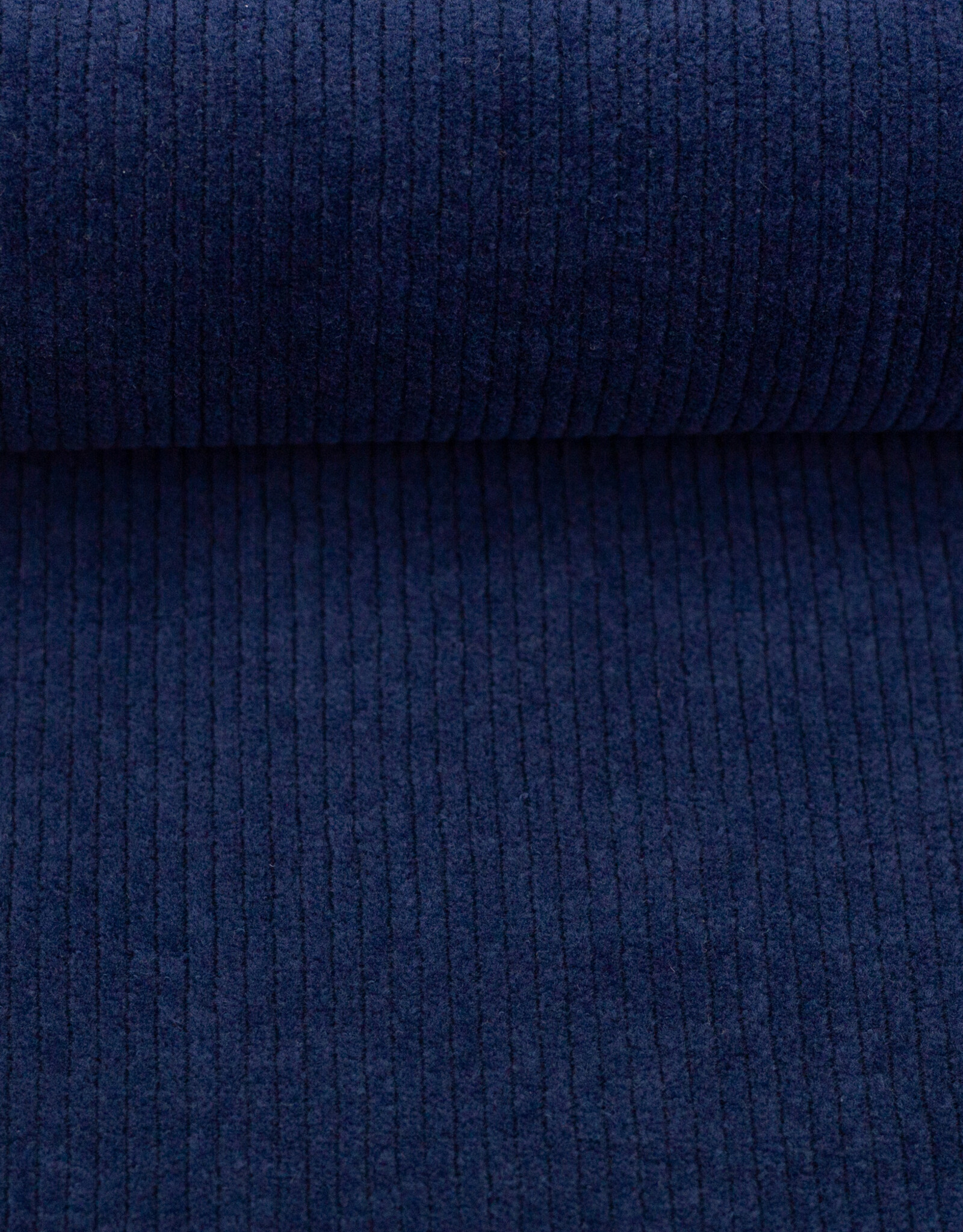 Juna elastisch ribfluweel marine