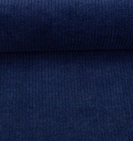 Juna elastisch ribfluweel marine