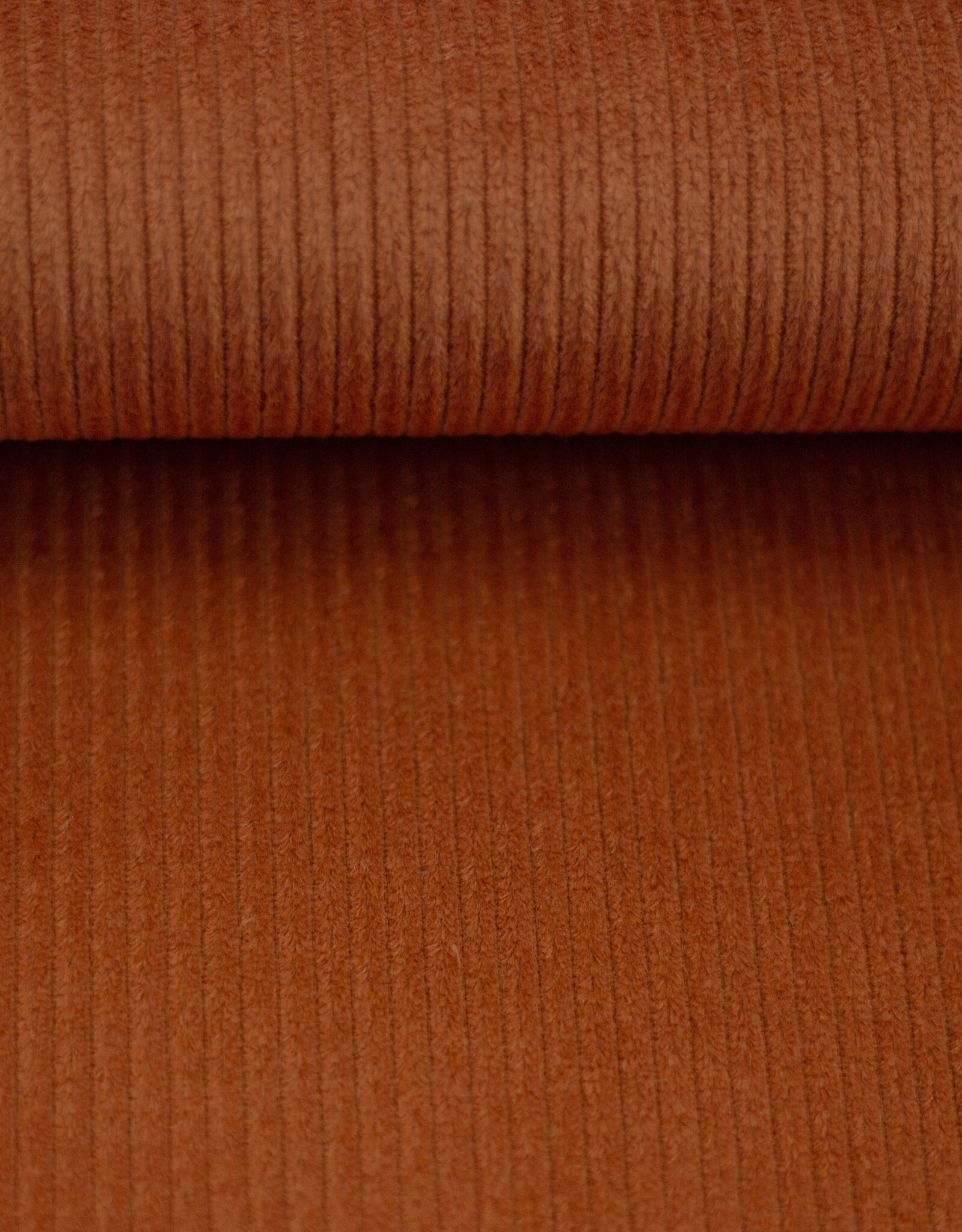 Corduroy met stretch - 8W bubble roest