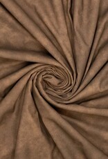 Imitatieleder vegan leather donkerbruin