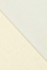 Denim met glitter folie wit/goud