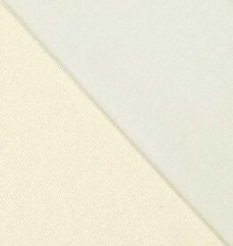 Denim met glitter folie wit/goud