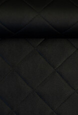 Squared imitatieleder zwart
