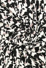 Soft sweat brushed koeien cows zwart wit