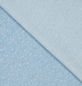 Recycled katoen denim washed jeans blauw broken threads