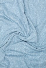 Recycled katoen denim washed jeans blauw broken threads