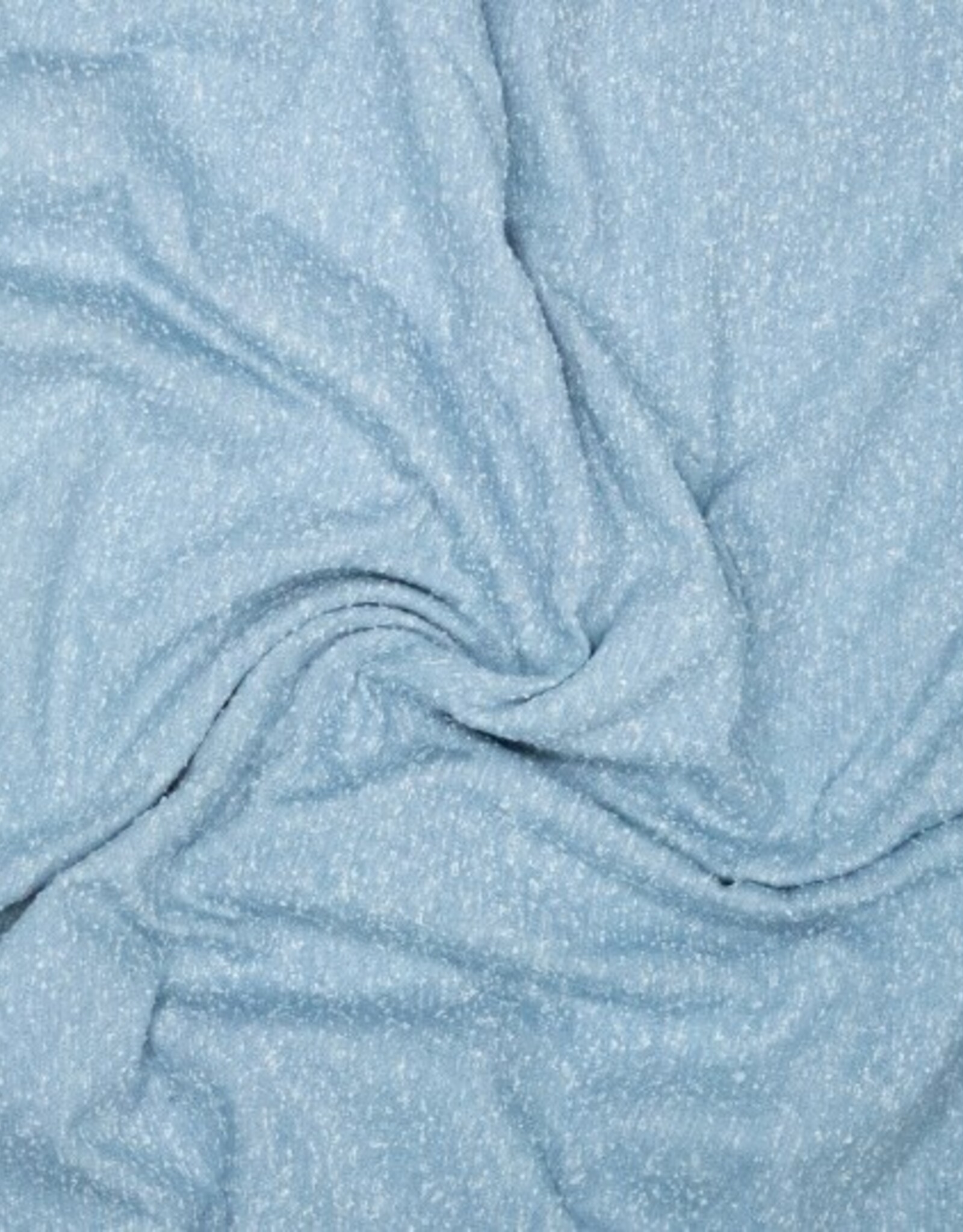 Recycled katoen denim washed jeans blauw broken threads