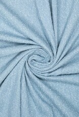 Recycled katoen denim washed jeans blauw broken threads