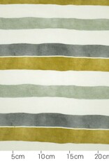 French terry soft touch happy farm stripes