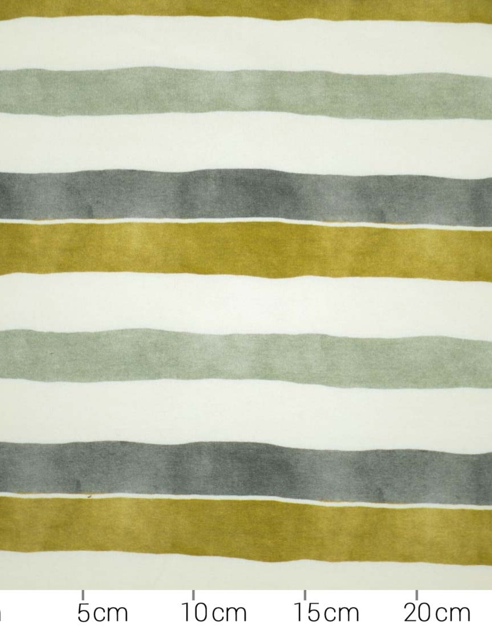 French terry soft touch happy farm stripes