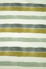 French terry soft touch happy farm stripes