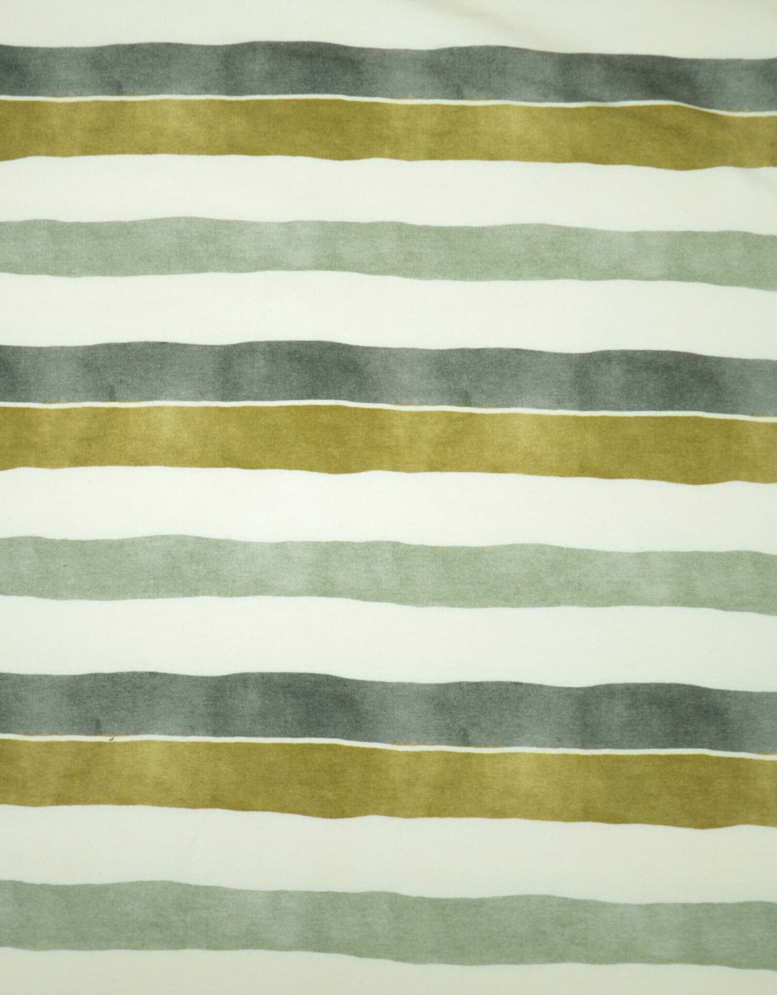 French terry soft touch happy farm stripes