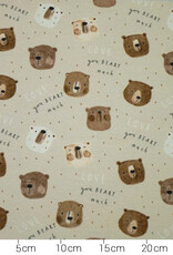 French terry soft touch lovely bear