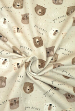 French terry soft touch lovely bear