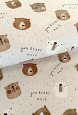 French terry soft touch lovely bear