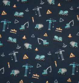 French terry soft touch graafmachines navy