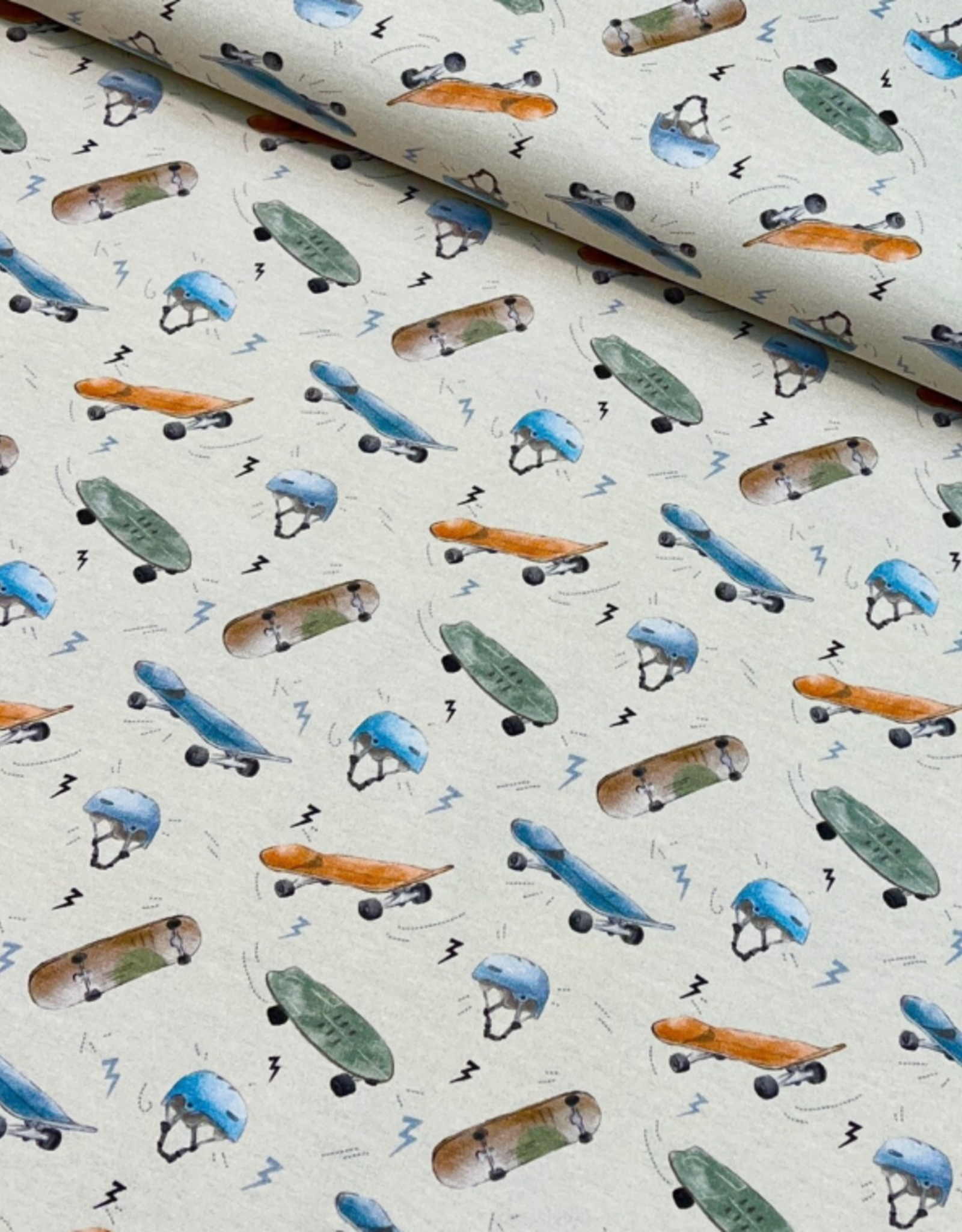 French terry soft touch skater  beige