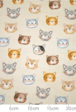 French terry soft touch katjes carlo beige