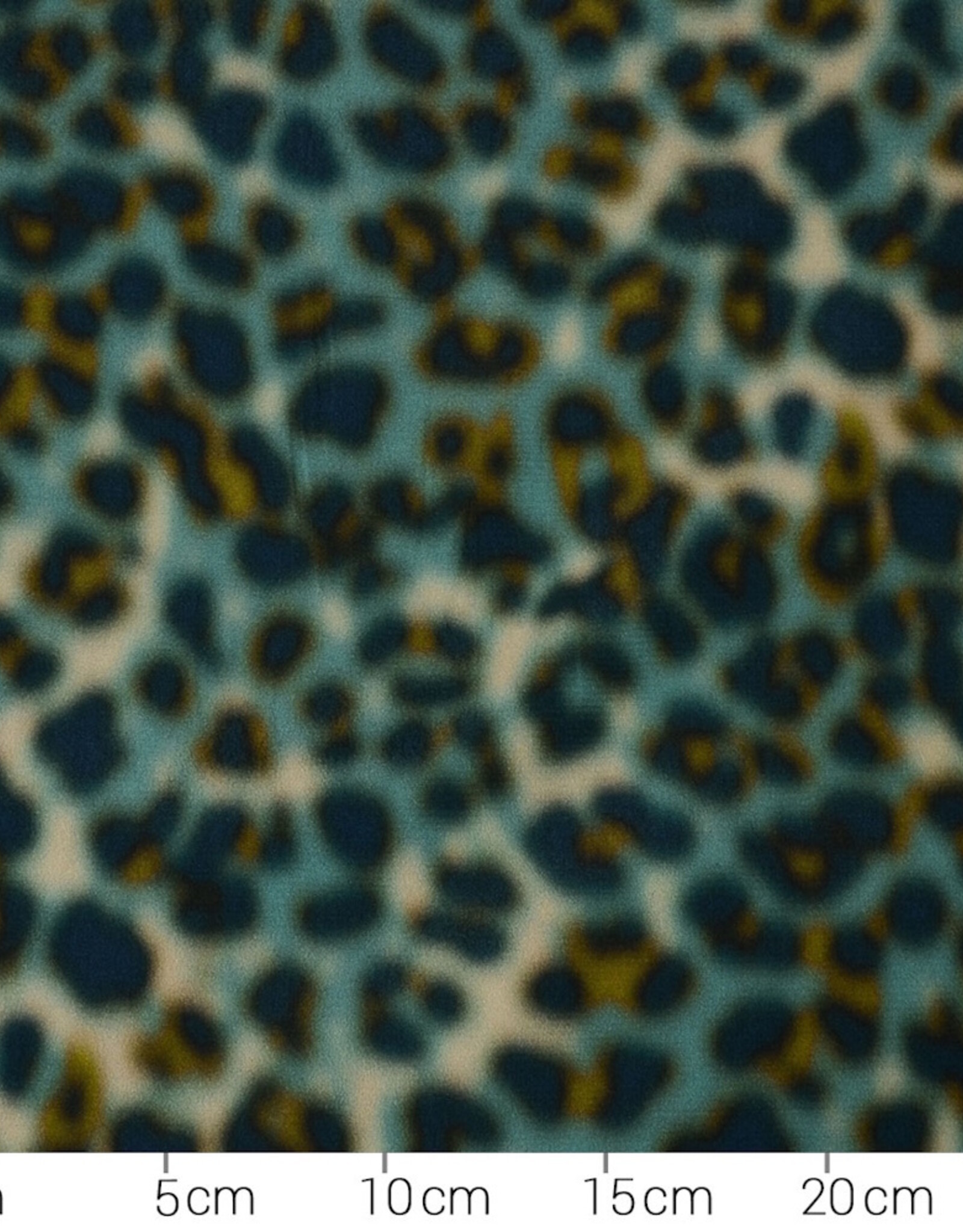 Viscose Animal skin groen  - fashion trends