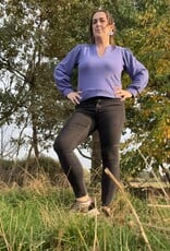 Workshop damessweater met diepe halsuitsnijding 24/10