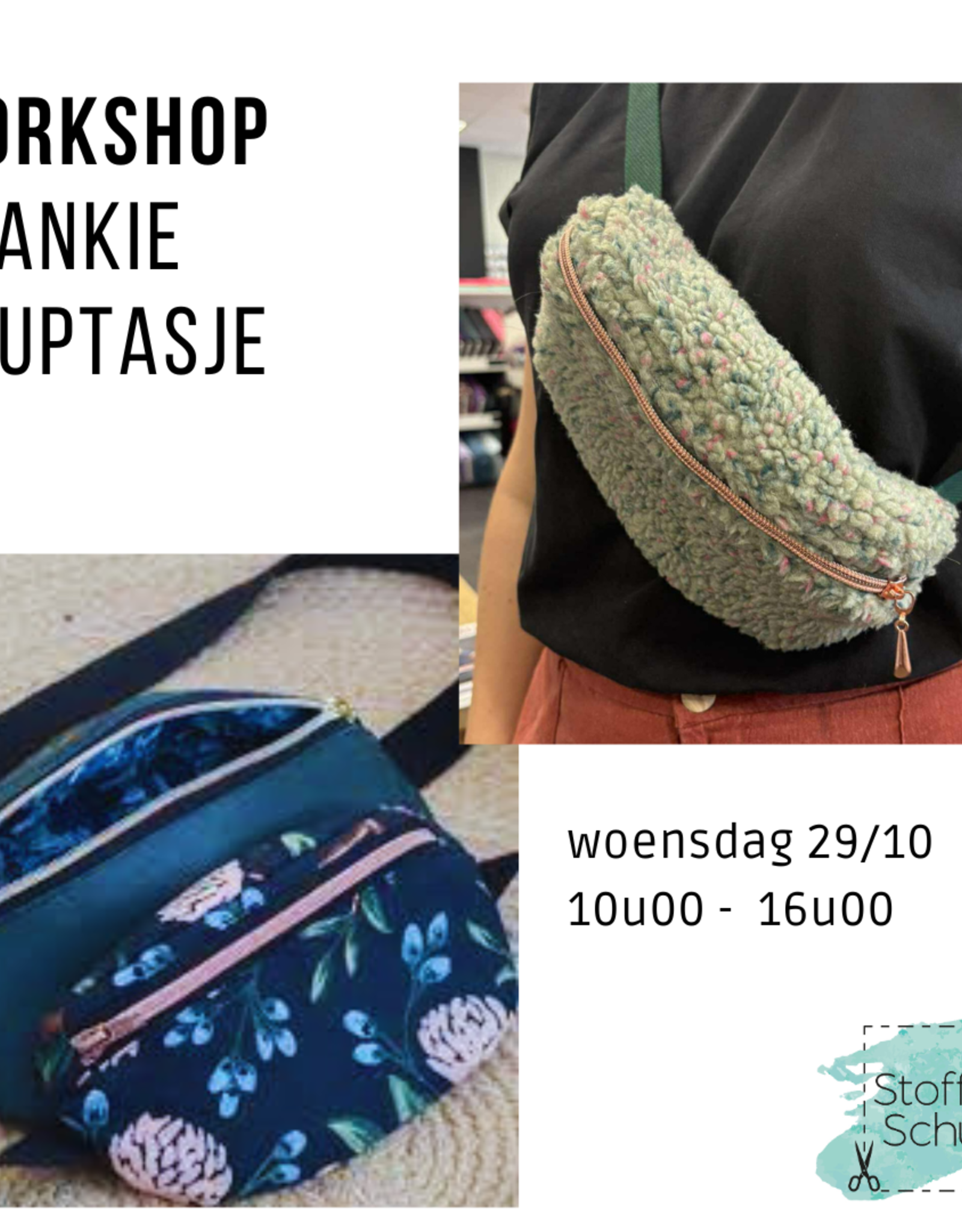 Workshop Frankie en Faye heuptasje 29/10