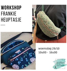 Workshop Frankie en Faye heuptasje 29/10