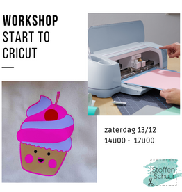 Basisworkshop start to Cricut 13/12