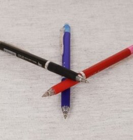 Stofpen uitgombaar en uitstrijkbaar zwart