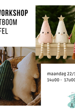 Duoworkshop : kerstboom knuffels naaien